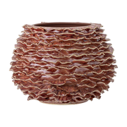 Morwen Vase Braun Steingut - Bloomingville