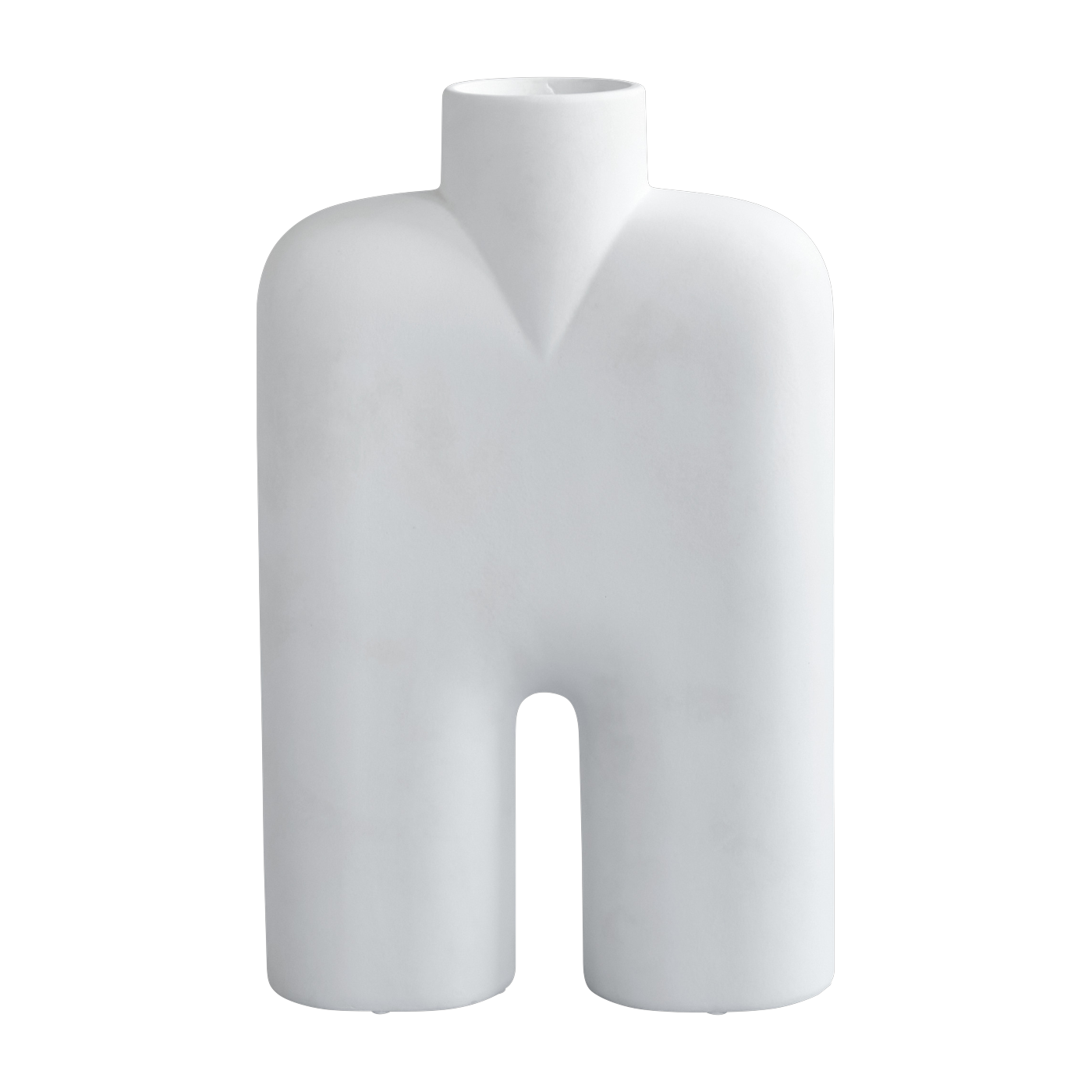 Vase en céramique blanc os 45x10cm Cobra Tall - 101 Copenhagen