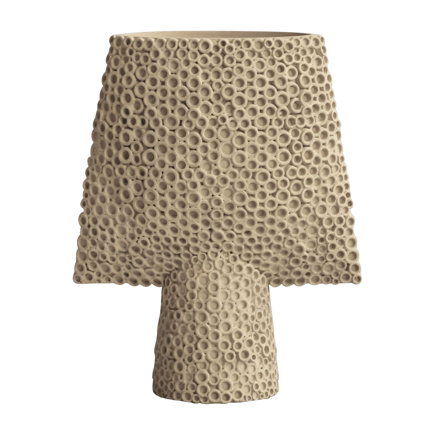 Vase en céramique sable 25cm Sphere Shisen - 101 COPENHAGEN