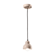 11x14cm Berimbau sand-gray ceramic pendant - Ferroluce