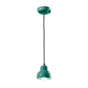 Suspension en céramique turquoise 11x14cm Berimbau - Ferroluce