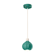 Suspension en céramique turquoise 13x14cm Afoxé - Ferroluce