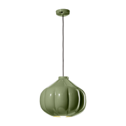 34x30cm Afoxé sage green ceramic pendant - Ferroluce
