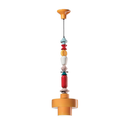 Hängeleuchte aus gelber Keramik 28x91cm Lariat -. Ferroluce