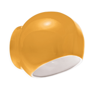 Yellow ceramic wall sconce 21x19cm Ayrton - Ferroluce