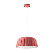 corail Lampada a sospensione in ceramica rosa 40x18cm Madame Grès - Ferroluce