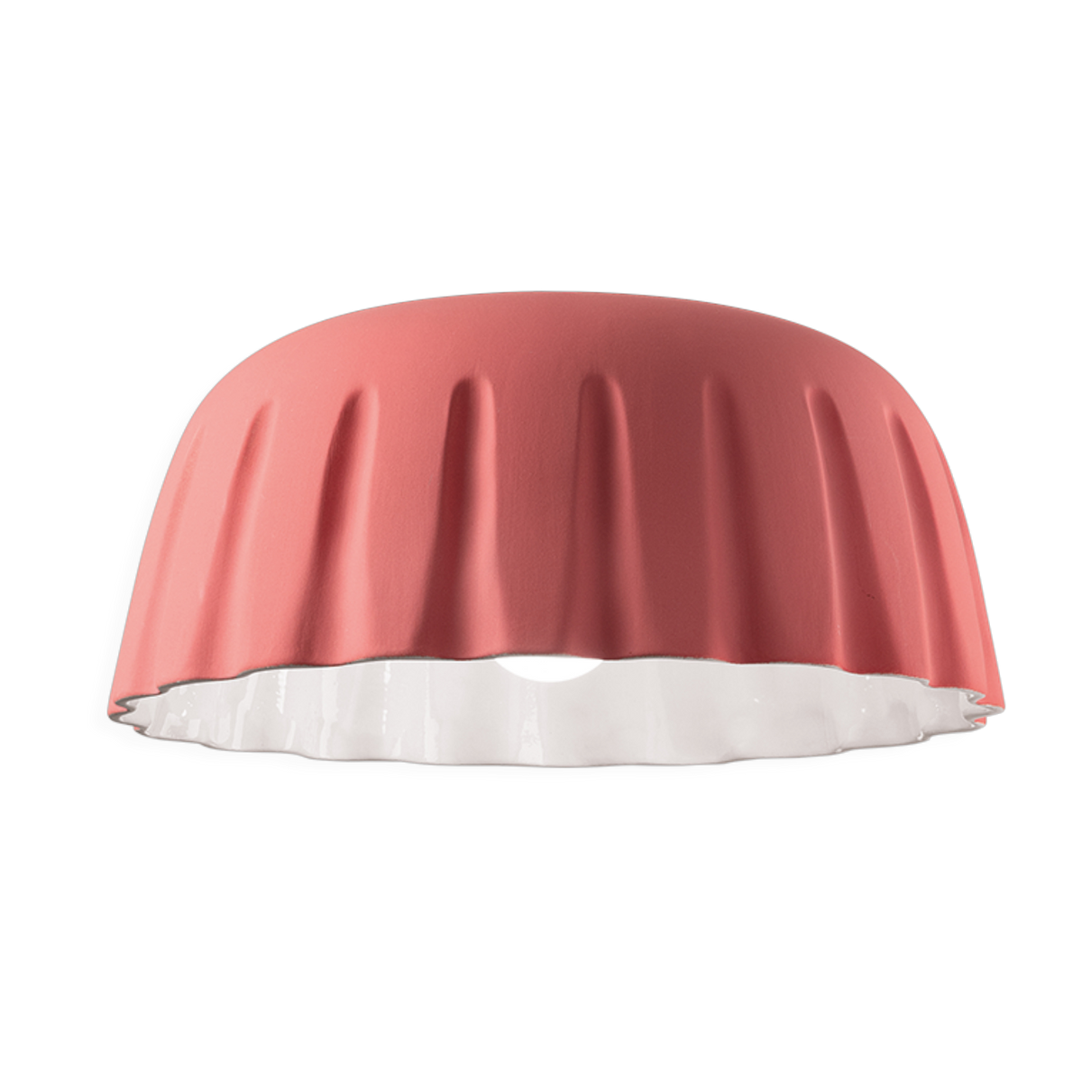 corail Plafón de cerámica rosa 40x17cm Madame Grès - Ferroluce