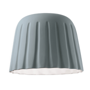Grey tele ceramic ceiling light 40x29cm Madame Grès - Ferroluce
