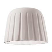 Natural white ceramic ceiling light 40x29cm Madame Grès - Ferroluce
