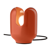 Tischlampe aus Keramik orange pokè 14, 5x20cm Batucada - Ferroluce