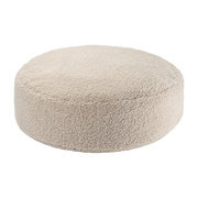 Pouf tondo in sherpa bouclé 65cm Beanbgas - Wigiwama