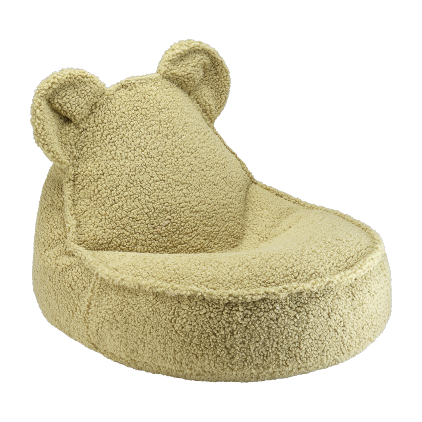 كرسي بوف دب بقماش شيربا مموج ماتشا 75×65 سم Beanbags - Wigiwama