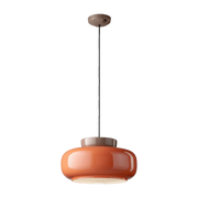 Suspension en céramique orange pokè 37x20cm Maracanà - Ferroluce