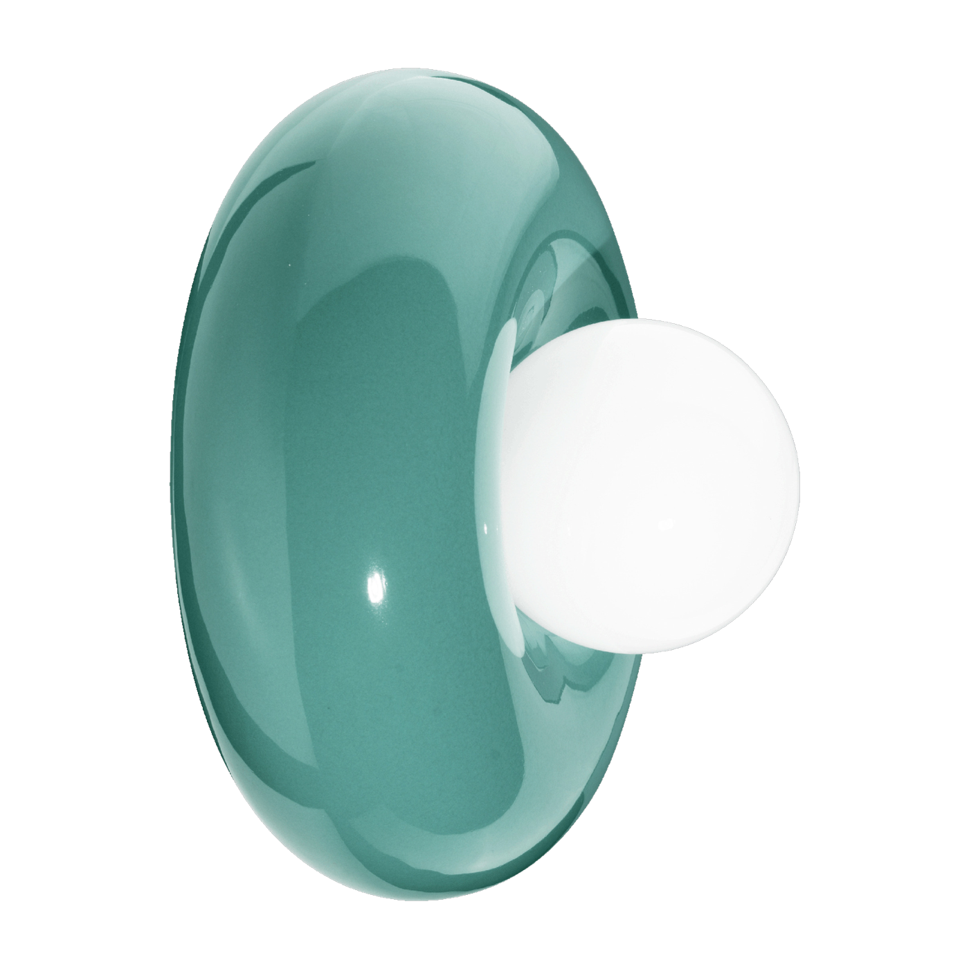 Applique murale en céramique turquoise 25x16cm Bumbum - Ferroluce