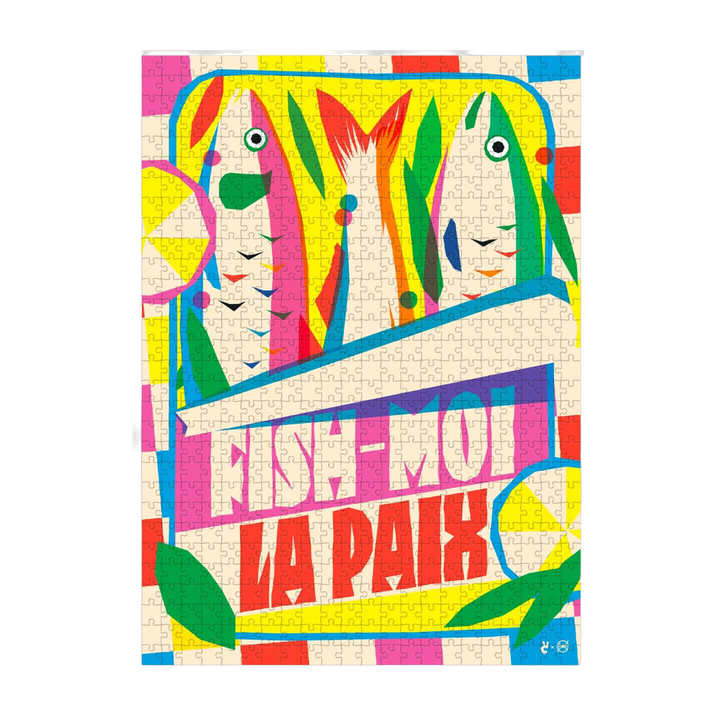 1000-teiliges Puzzle "Fish me Peace" -. Piece & Love