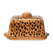 Butterdose aus Keramik Leopard -. Anna + Nina