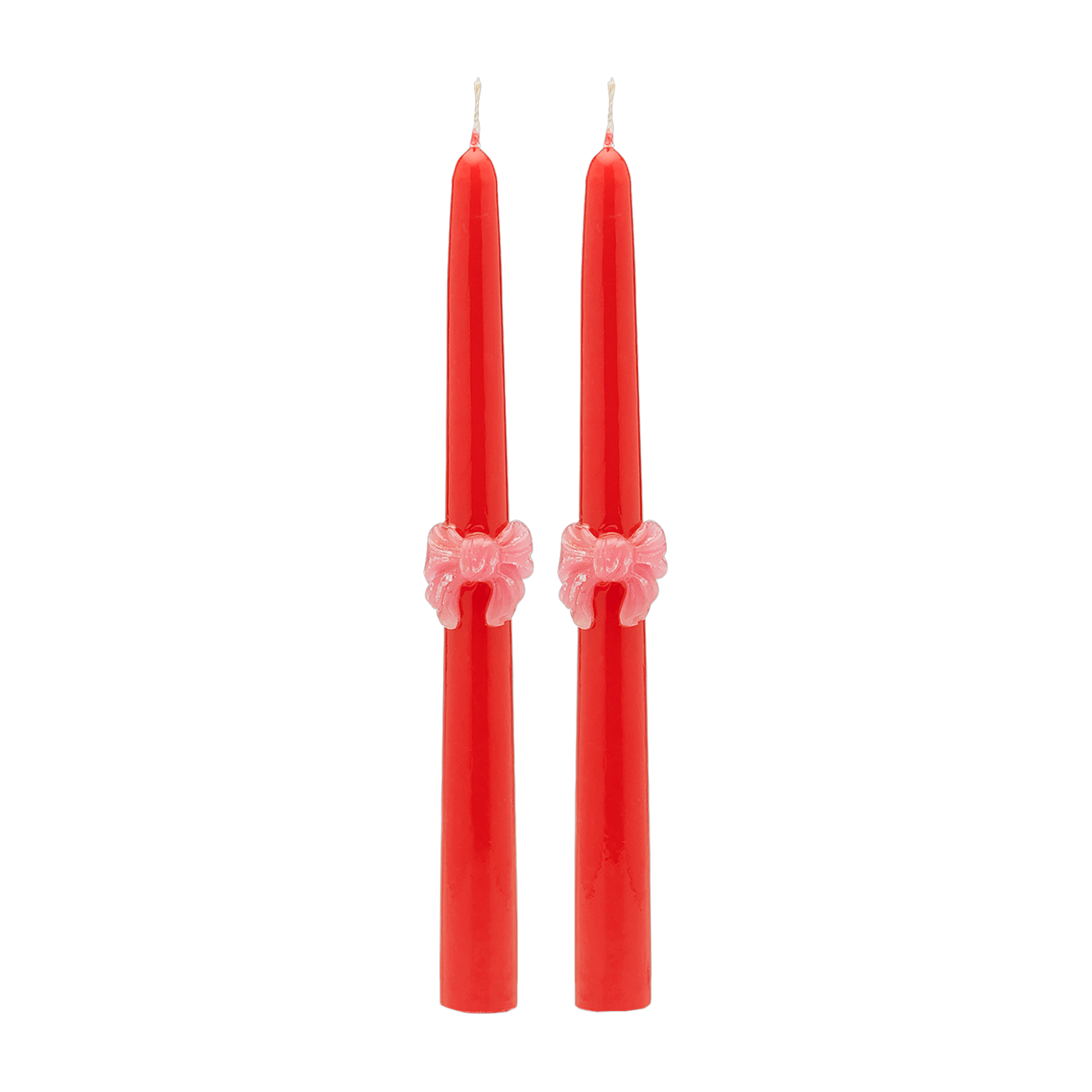 2 Kerzen 25 cm Bow - Anna + Nina