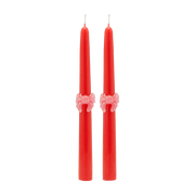 2 Bow 25 cm candles - Anna + Nina