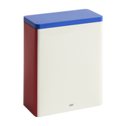 Lattina blu e rossa off-white 20x10x24cm Lattina - HAY