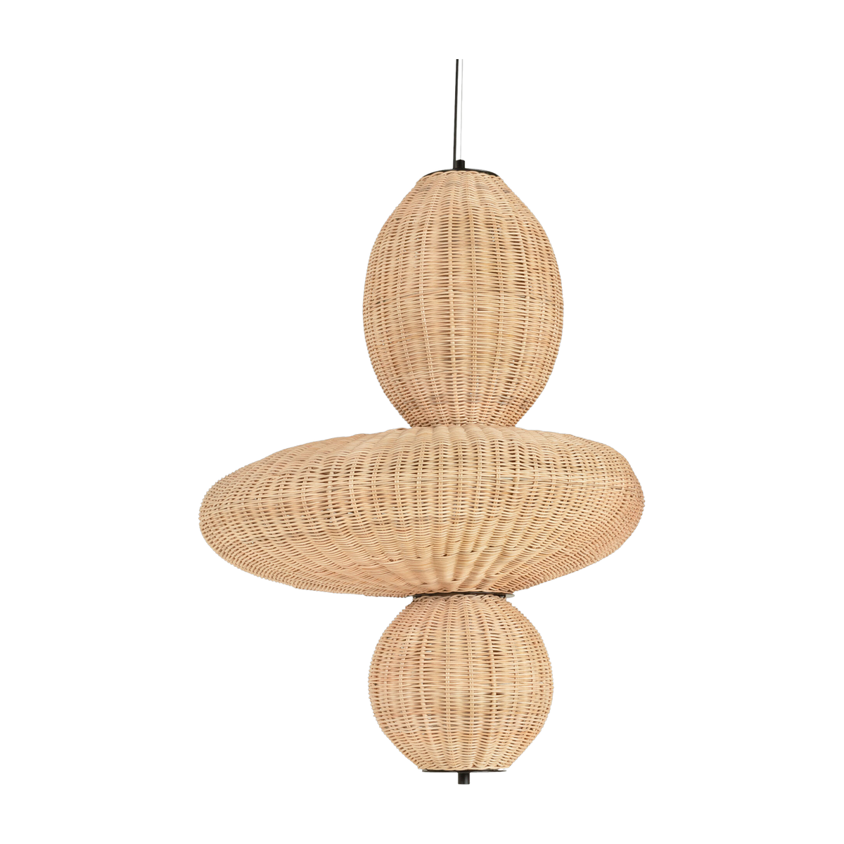 Suspension en rotin naturel 88cm Bubbles - Versmissen