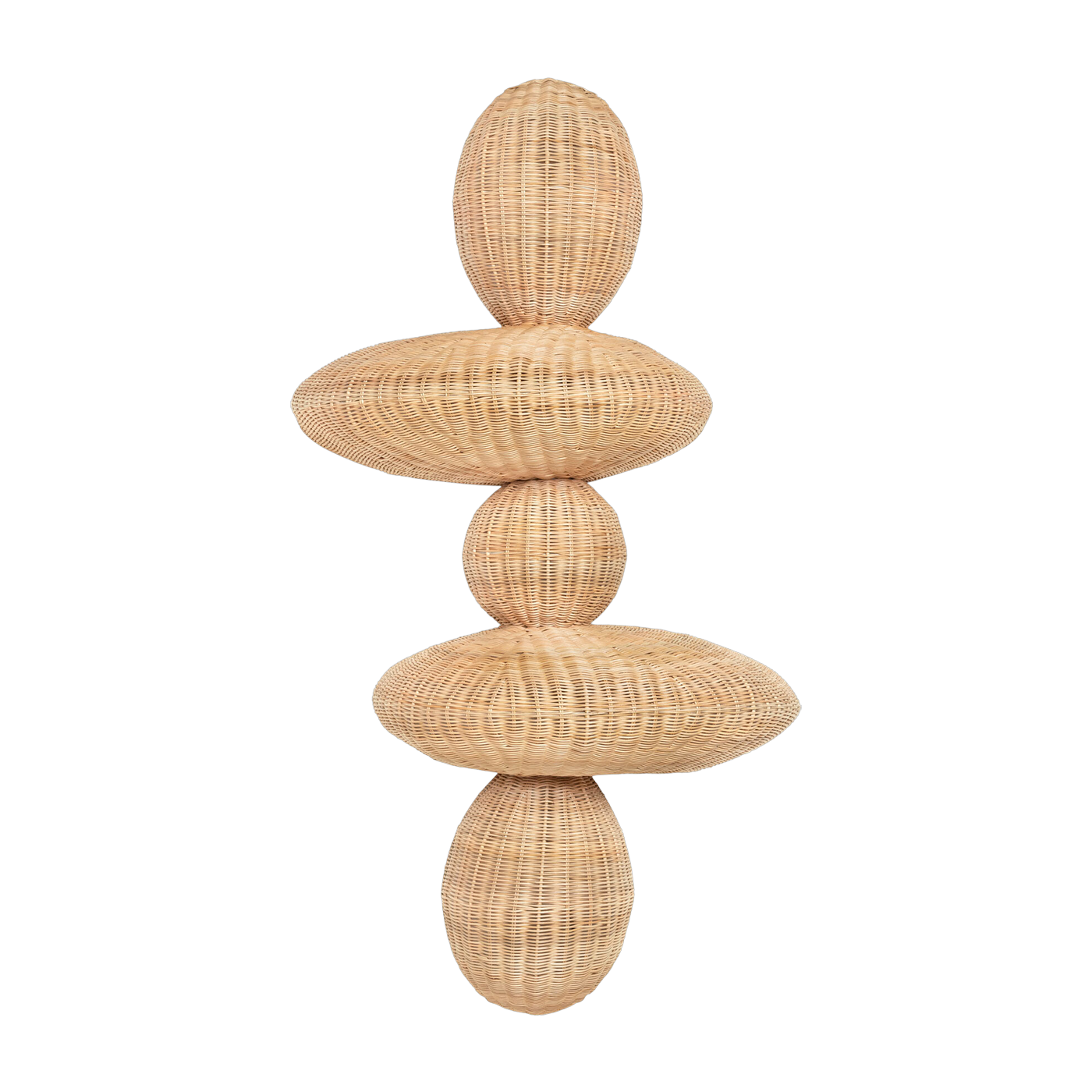Applique murale en rotin naturel 80x33x149cm Bubbles - Versmissen