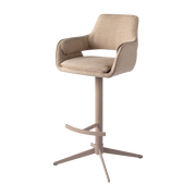 Chaise de bar pivotante en acier et tissu 01 bermuda 901 107cm Harvey - Versmissen