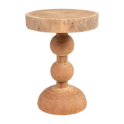 Table d'appoint en bois de dimb 32,5x44,5cm Boule - Versmissen