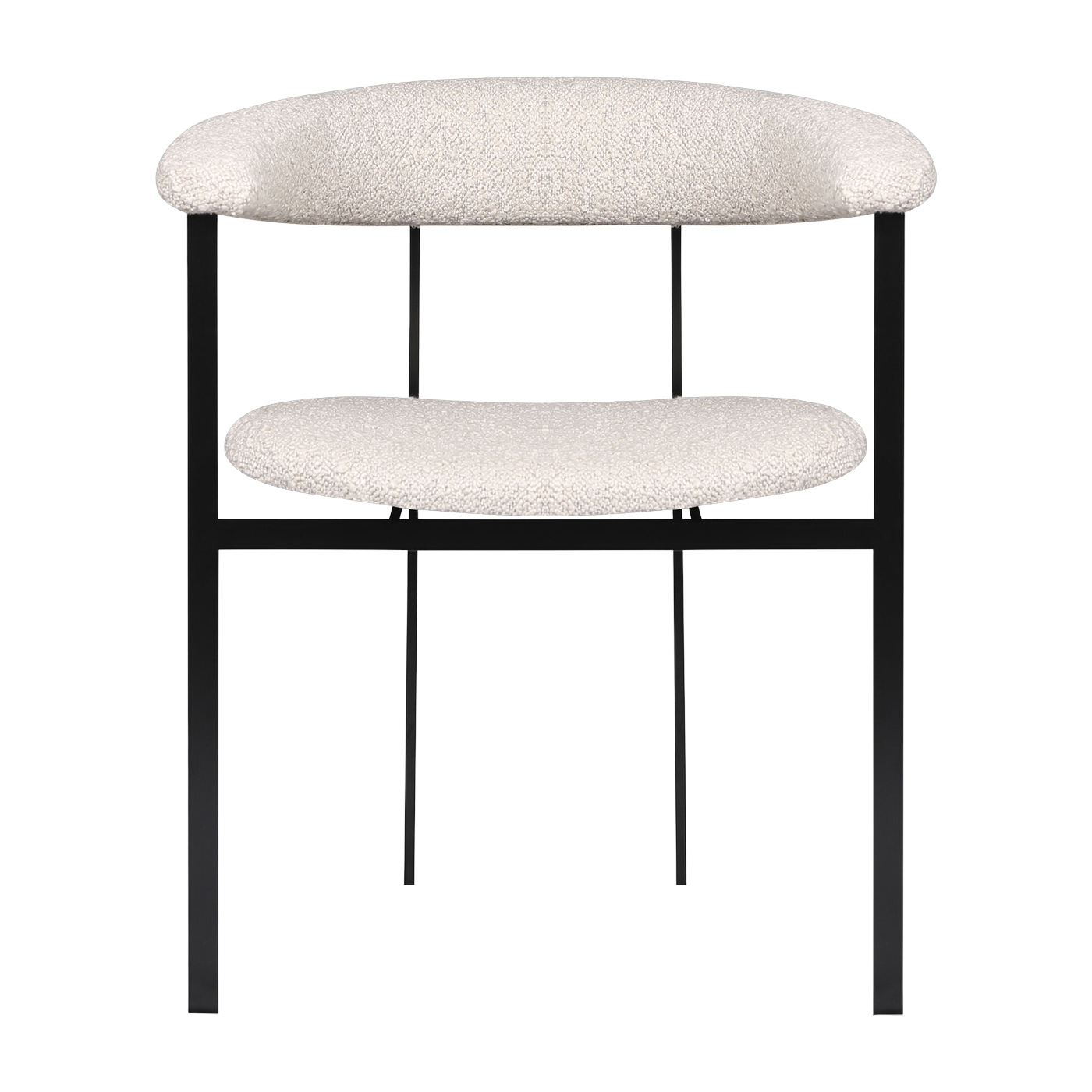 knot sand Portobello Sedia da pranzo in acciaio inox e tessuto 72, 5 cm - Versmissen
