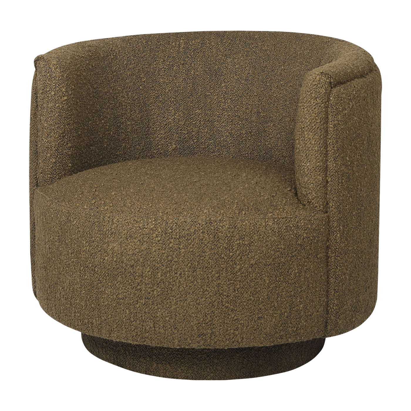 Fabric swivel armchair knot forest 70cm Savoy - Versmissen