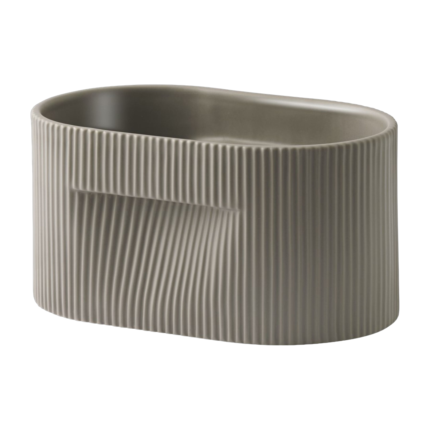 Ridge Fioriera in argilla taupe da 13 cm - Muuto