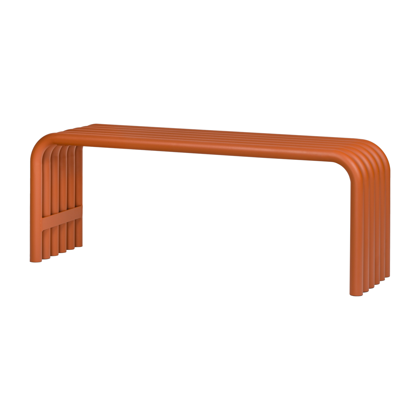 Orange peel steel bench 114cm Nokk - noo. ma