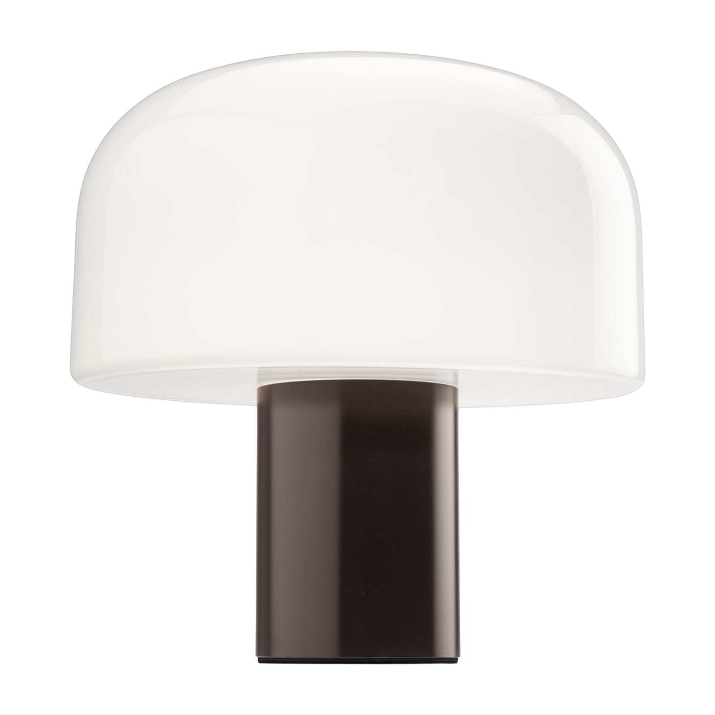 Lamp design in cioko aluminum and triplex opal glass Bellhop Glass T - Flos
