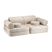 Cookie curly sherpa folding sofa 136x78x40cm Settle - Wigiwama