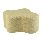 Pouf nuage en sherpa bouclé matcha 25x39,5cm Cloud pouffe - Wigiwama