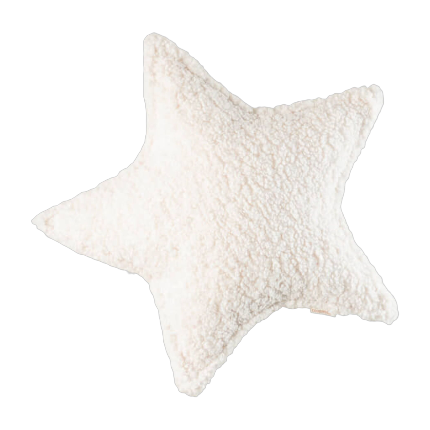وسادة نجمة من الشيربا المجعد أبيض 37x40x10 سم Cushion - Wigiwama