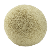 Cushion Cojín bola redondo sherpa rizado Matcha 35cm - Wigiwama