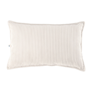 Rectangular corduroy cushion marshmallow 55x33cm Bolster - Wigiwama