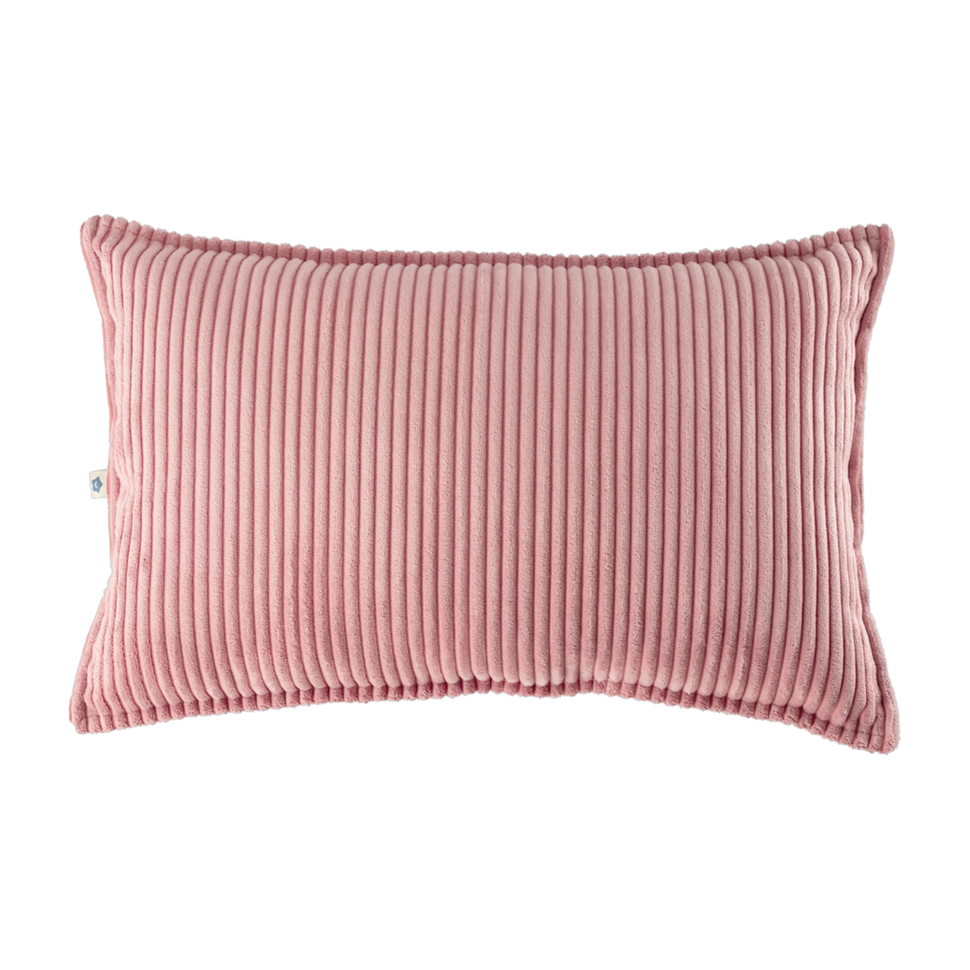 Pink corduroy rectangular cushion 55x33cm Bolster - Wigiwama