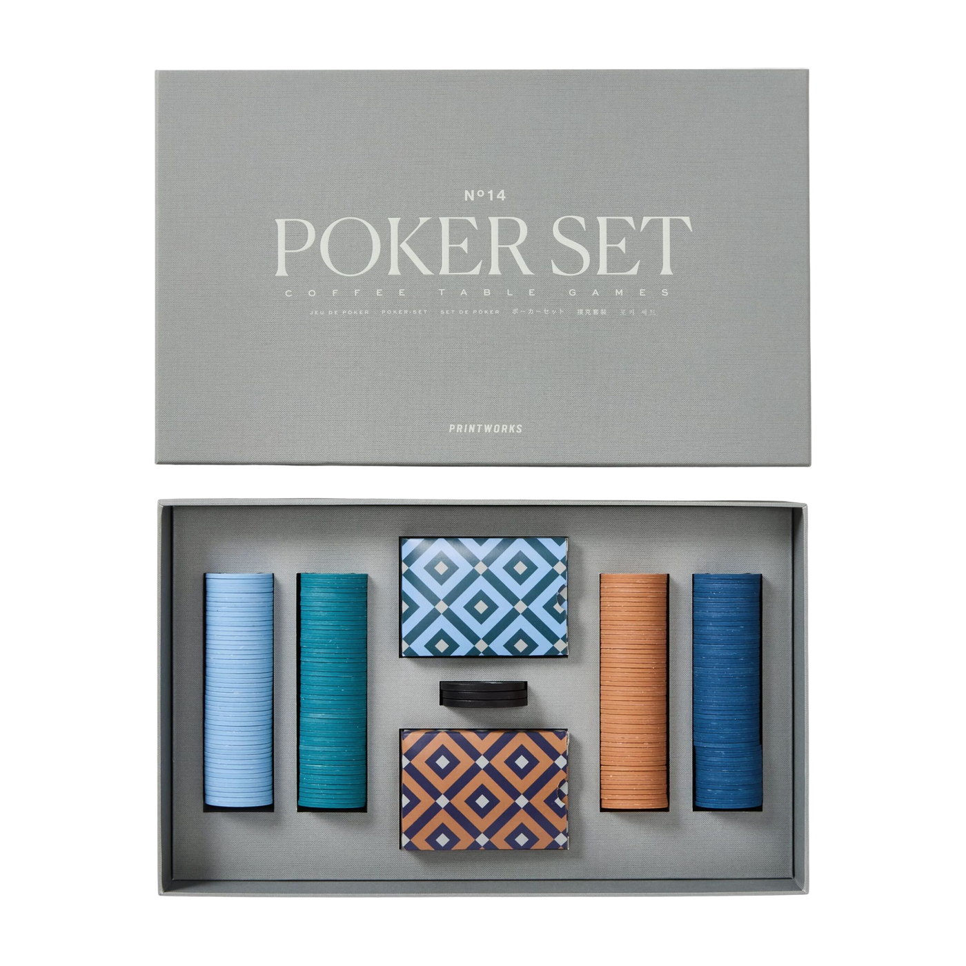 Coffret jeux de póquer Poker Set - Printworks