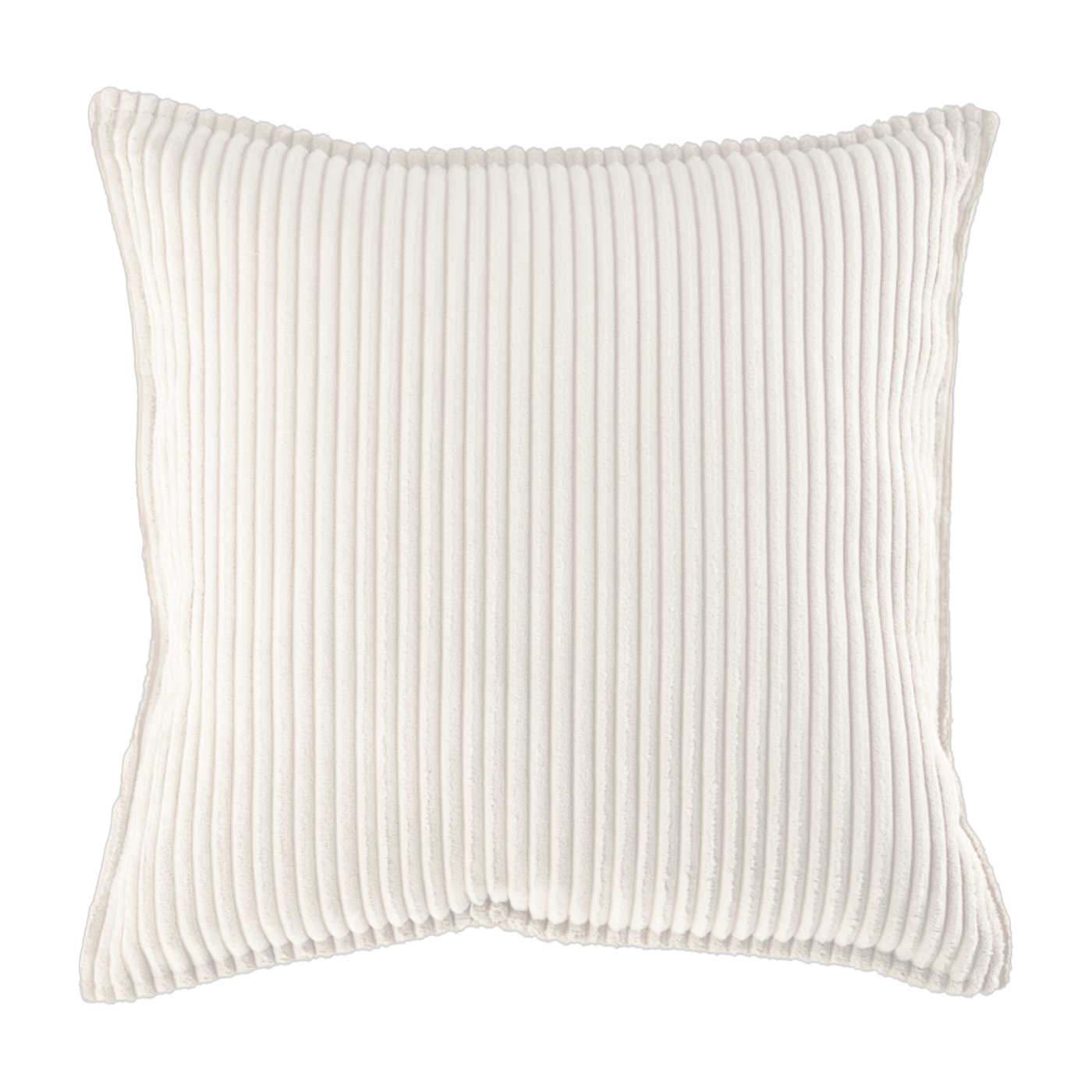 Cushion Cuscino quadrato in velluto a coste Marshmallow 45 cm Wigiwama