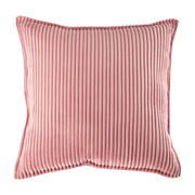 Pink corduroy square cushion 45cm Cushion - Wigiwama