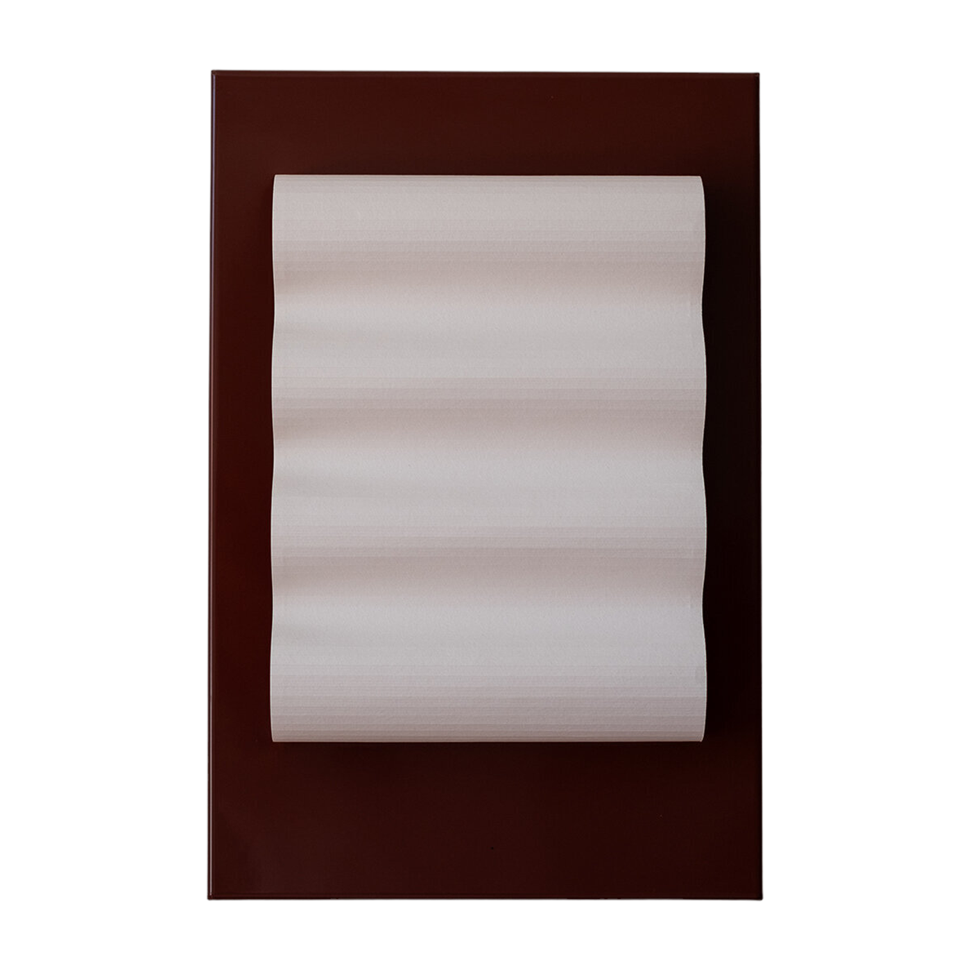 تطبيق جدار مستطيل من الورق والألومنيوم بني-أحمر 42x28cm Frame - Violaine d'Harcourt