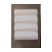 Frame Aplique rectangular en papel y aluminio bruto 35x24cm - Violaine d'Harcourt
