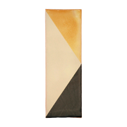 Aplique rectangular de cerámica amarilla y negra 30x10cm Tiles - Violaine d'Harcourt