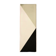 Rectangular wall light in green and black ceramic 30x10cm Tile - Violaine d'Harcourt