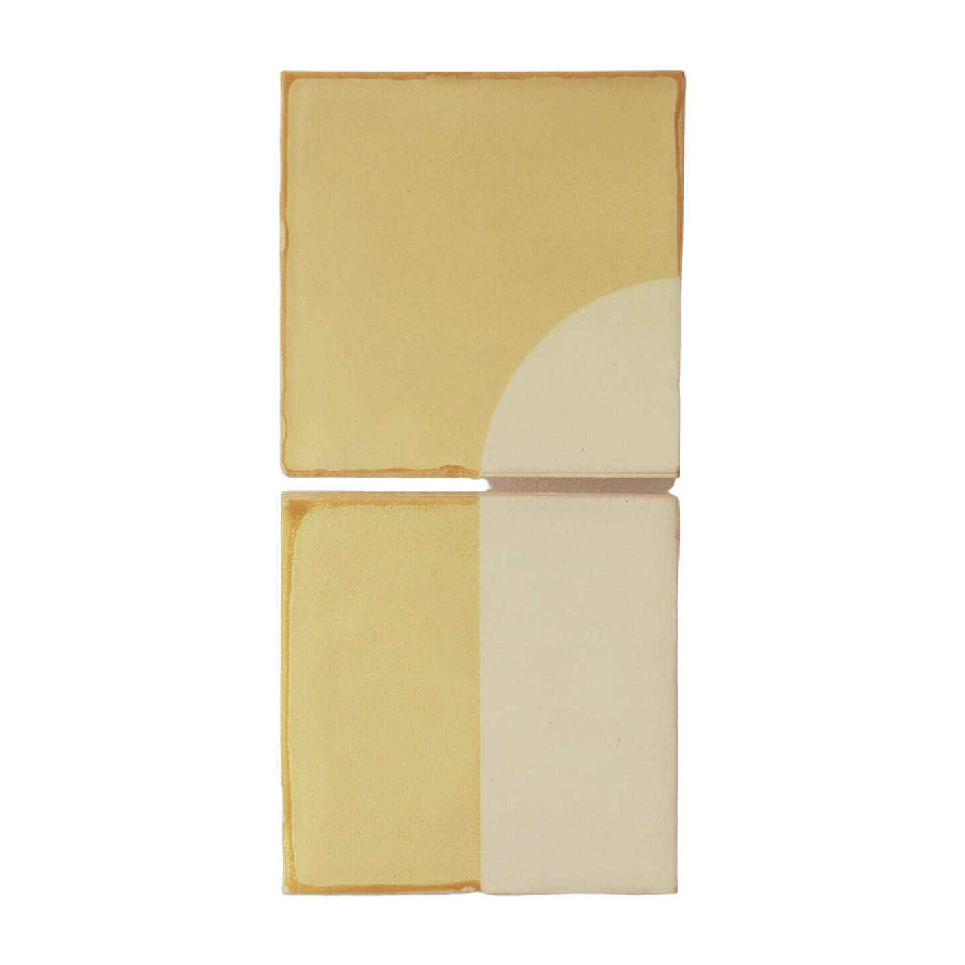 تطبيق جداري خزفي أصفر 29x14 سم Tiles Door - Violaine d'Harcourt