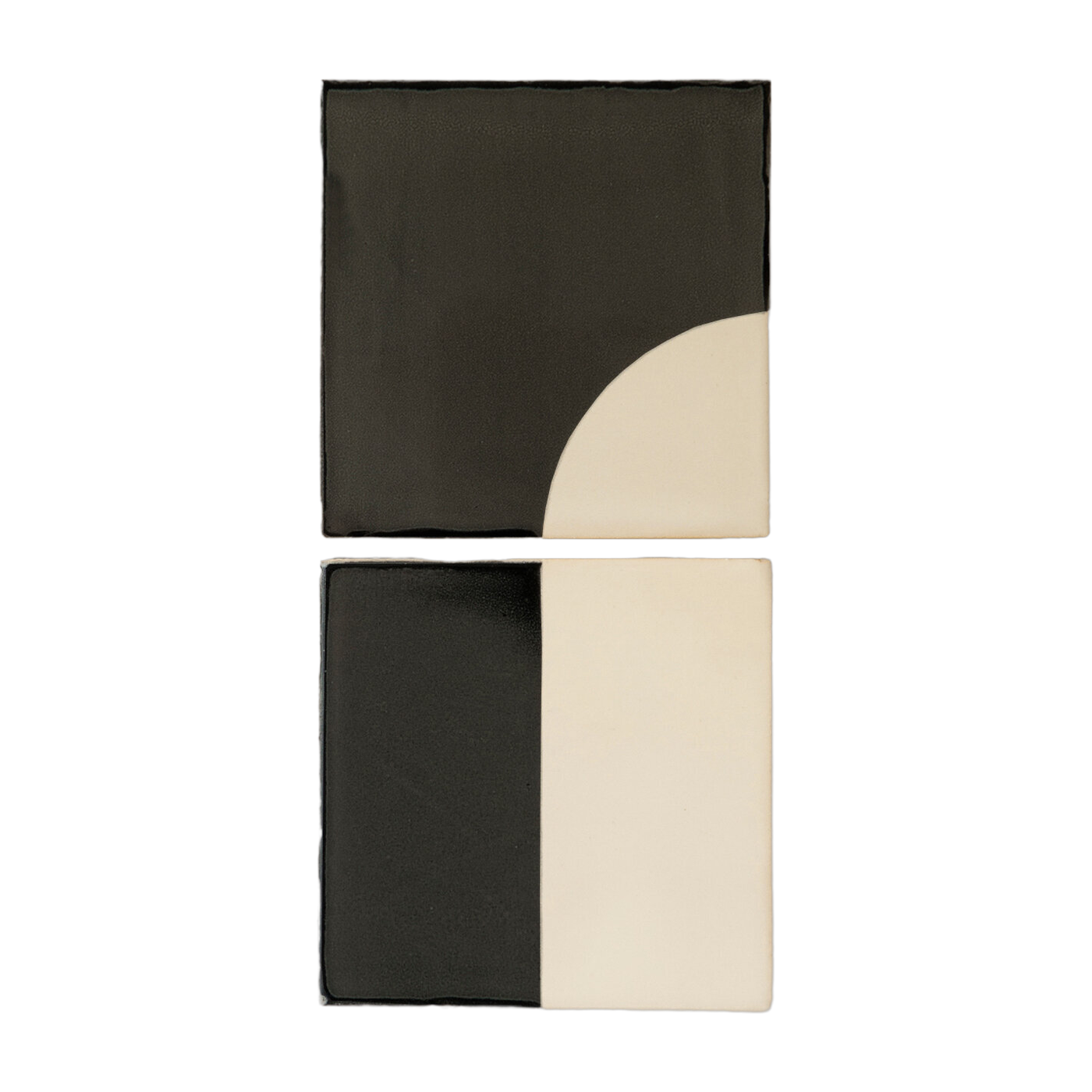 تطبيق جداري خزفي أسود 29x14 سم Tiles Door - Violaine d'Harcourt