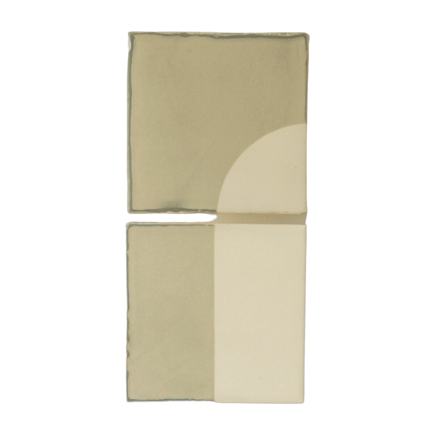 تطبيق جداري خزفي أخضر 29x14 سم Tiles Door - Violaine d'Harcourt