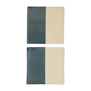 Blue ceramic wall sconce 29x14cm Tiles Line - Violaine d'Harcourt
