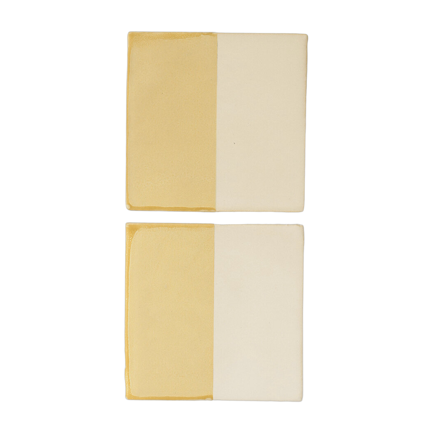 أضاءة جدارية خزفية صفراء بحجم 29x14 سم Tiles Line - Violaine d'Harcourt